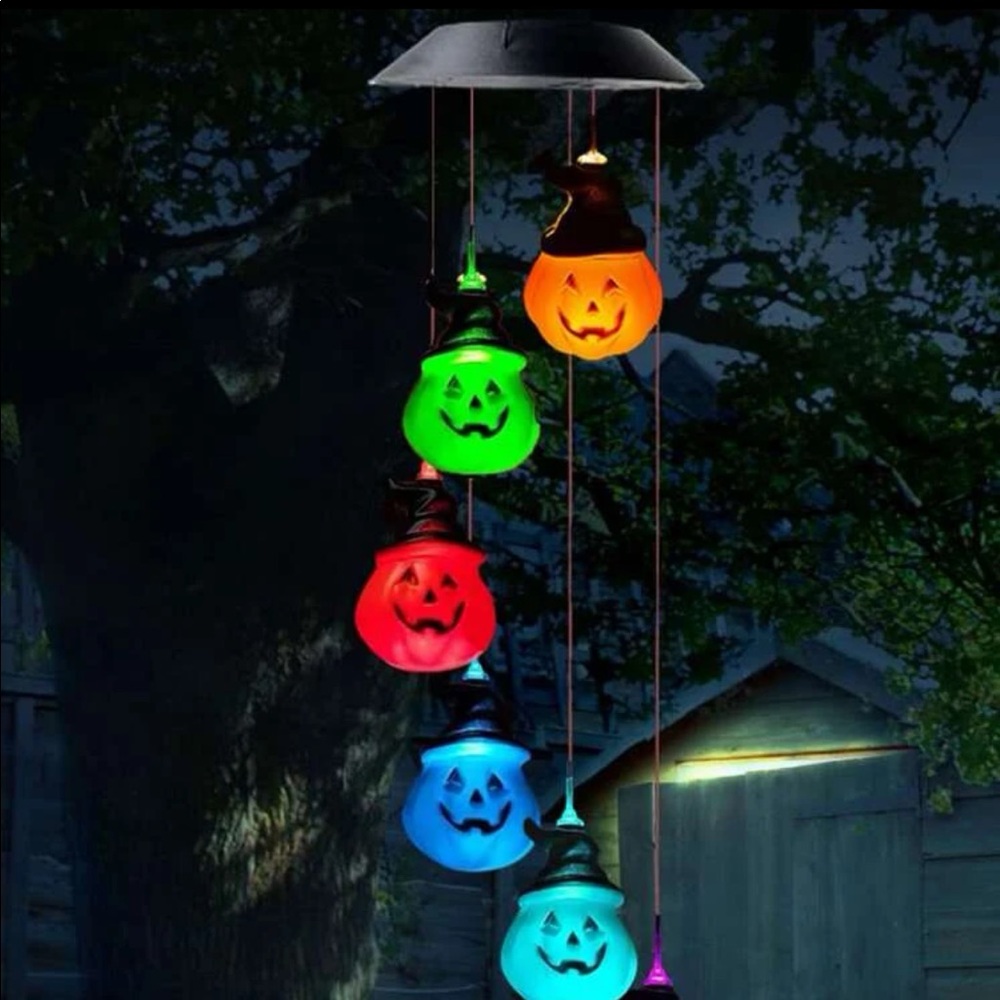 Halloween 🎃 Pumpkin Solar Lantern